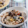 20分钟的营养快晚餐--杂烩蘑菇炖饭