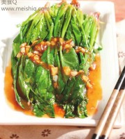 美味爽口蚝油菠菜