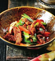 四川菜家常风味菜肴盐煎肉