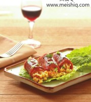 美味又简单烤金针菇培根卷