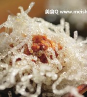 美到爆的银丝虾球