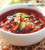 家常风味菜肴水煮牛肉片