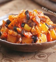 简单易做鲮鱼烧土豆