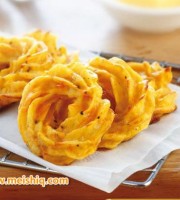 自制美味小甜点黄油烤薯泥饼