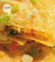 冬笋和双椒制作的鉴真素鸭