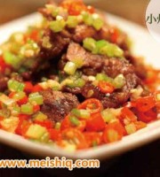 小炒黄牛肉