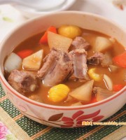 韩国蒸煮猪排骨