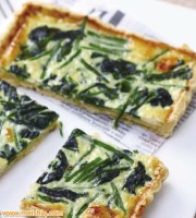 咸味菠菜方形塔