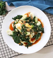 当小白菜遇到虾皮 (补钙佳品）