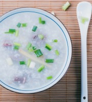 清淡嫩滑的牛肉粥