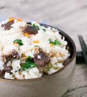 色香味俱全芥菜牛肉焖饭