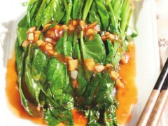 美味爽口蚝油菠菜