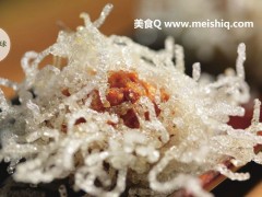 美到爆的银丝虾球