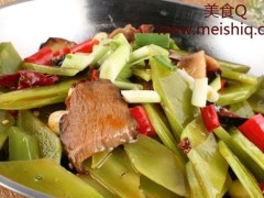 美味佳肴干锅莴笋腊肉