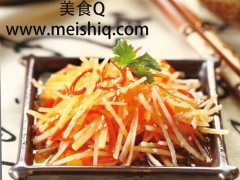 清脆爽口家常凉拌土豆丝