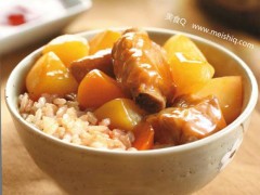 懒人版叉烧排骨土豆饭做法