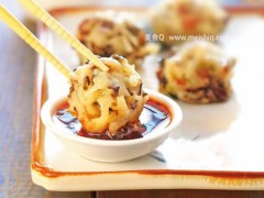 油泼蔬菜土豆丸子