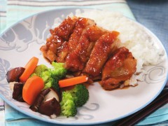 鲜香酥脆的日式照烧鸡排饭