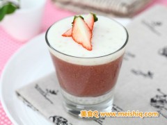 草莓西米布丁