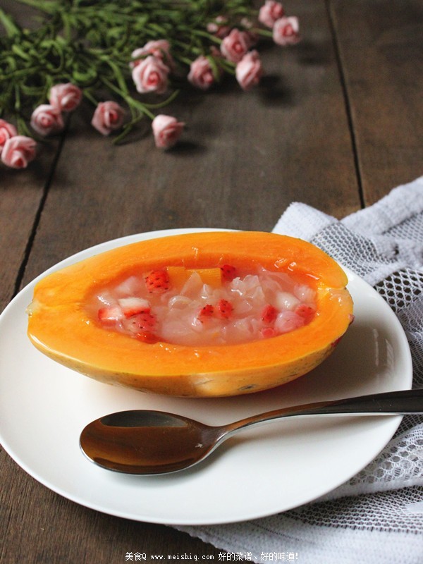 过年别总吃肉:十分钟速成银耳水果羹