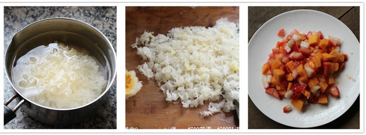 过年别总吃肉:十分钟速成银耳水果羹