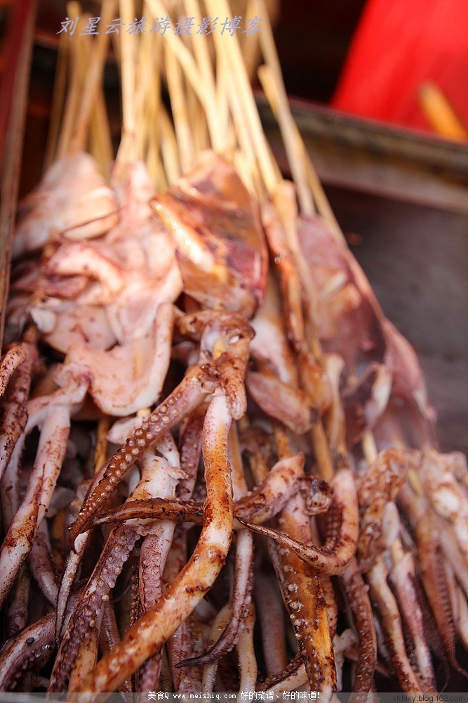 实拍:庙会变成烤串的海洋京城庙会美食系列照