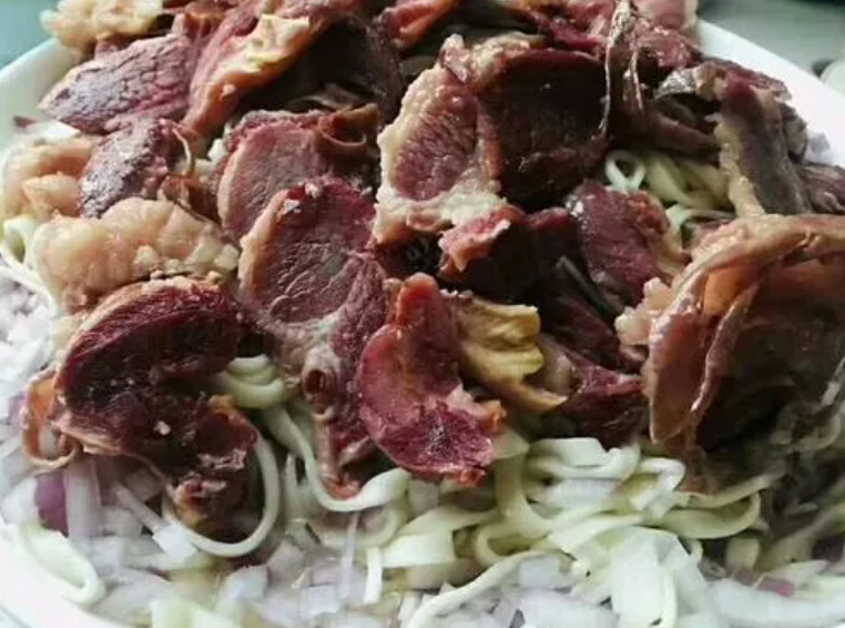 新疆美食之【马肉纳仁】