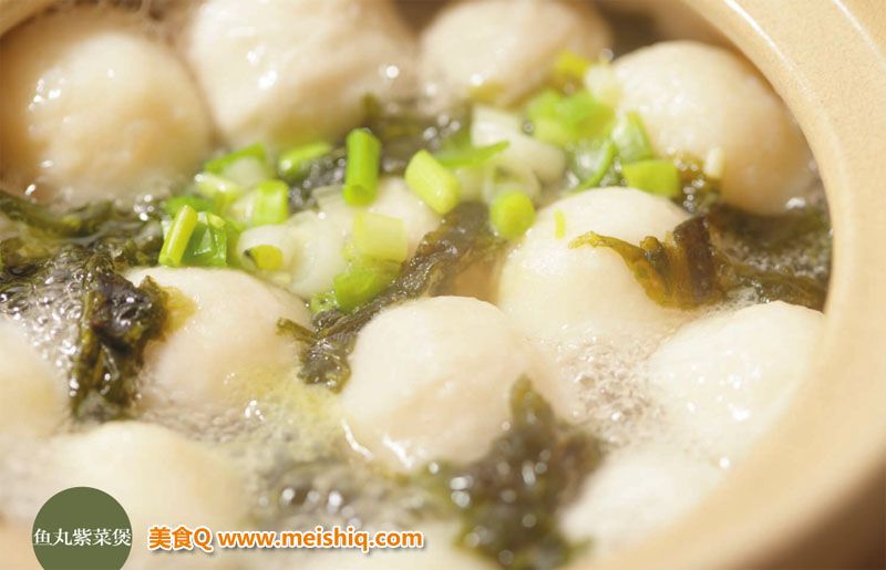 冬季滋补潮汕鱼丸紫菜煲