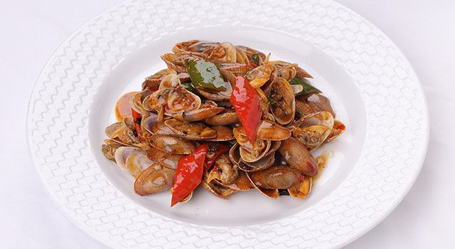 豉椒炒花甲